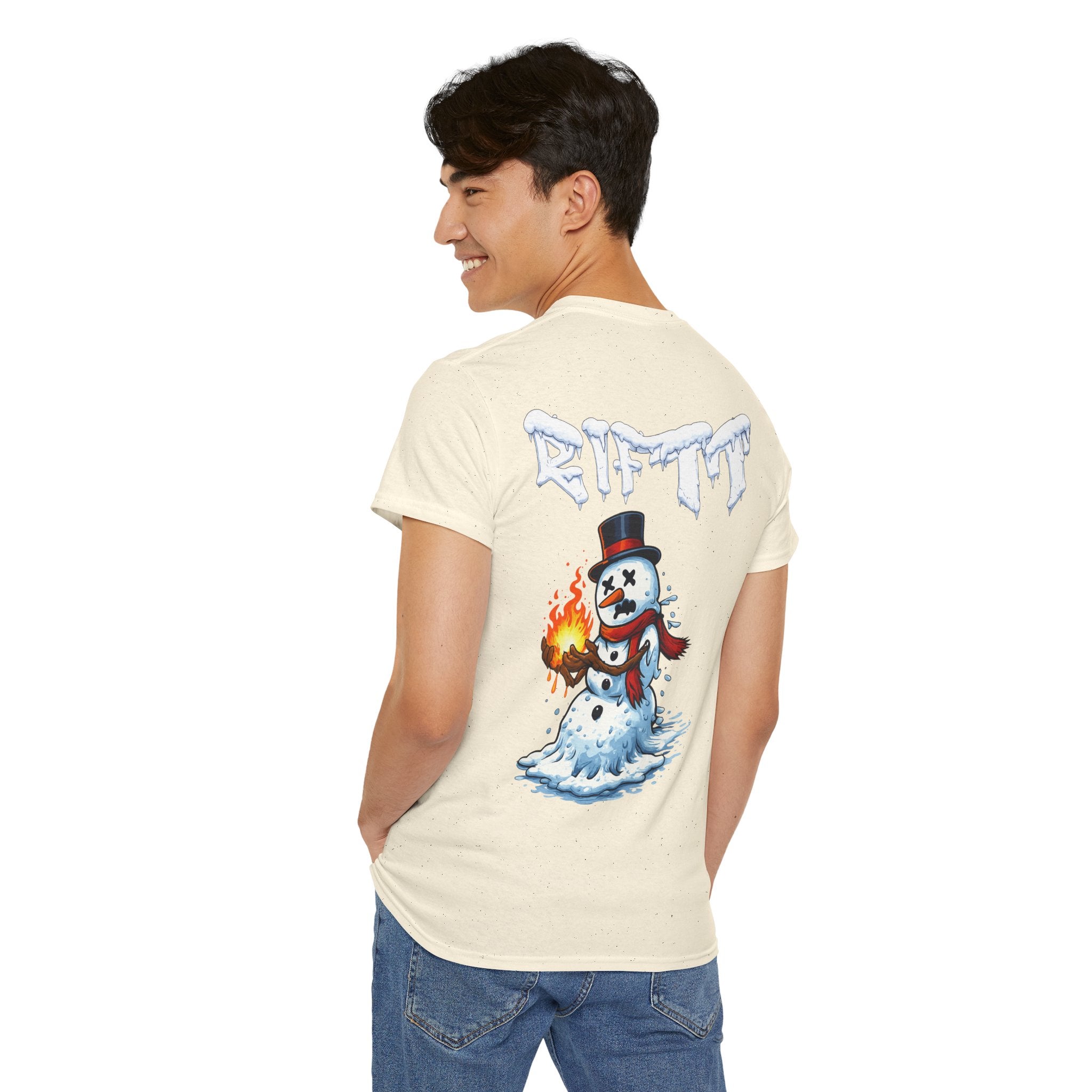Riftt Snowman T Shirt Coupe Vent