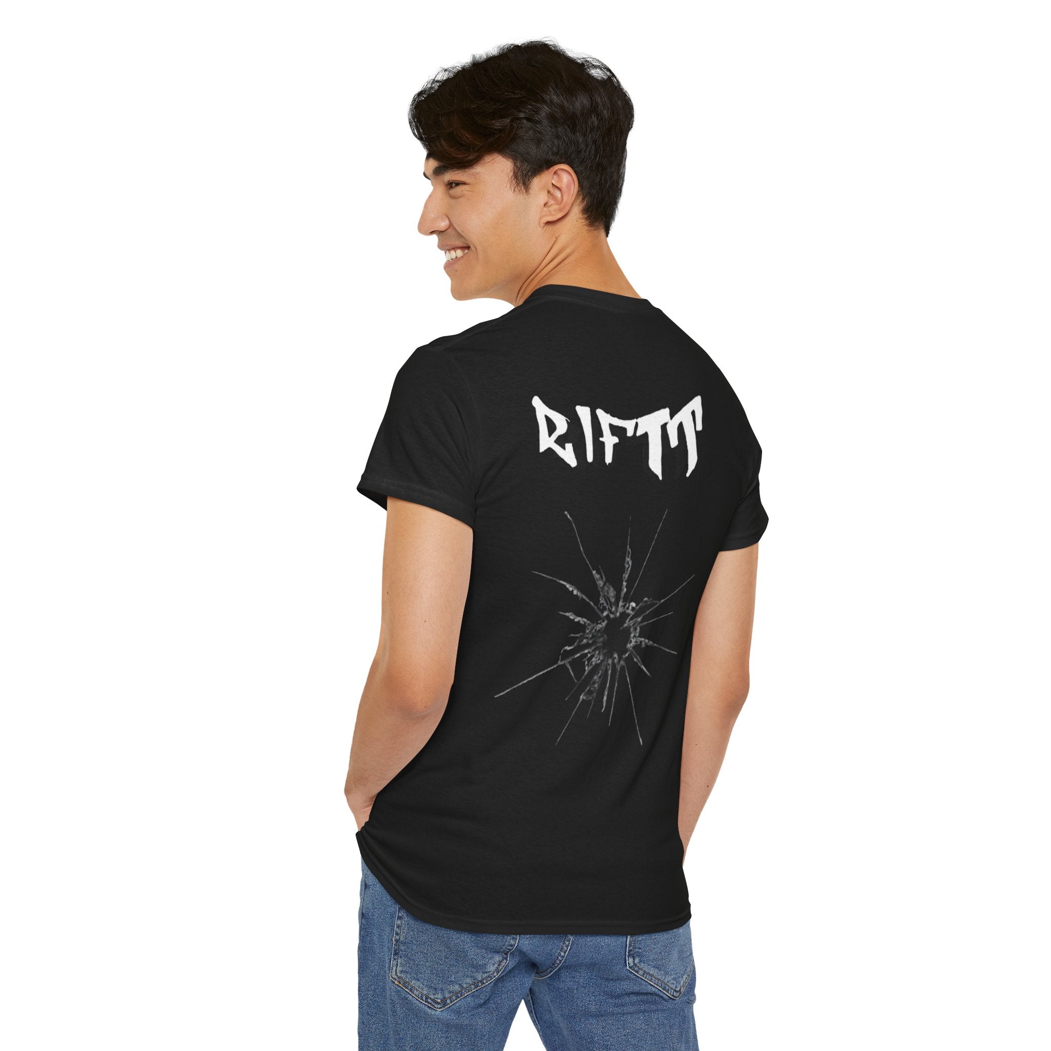 Riftt Broken Glass T Shirt Coupe Vent